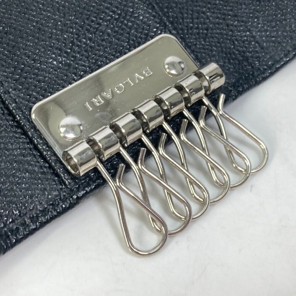 BVLGARI Bulgari Bulgari ring clip logo clip 6-Ring Key Key Case - Picture 16 of 16